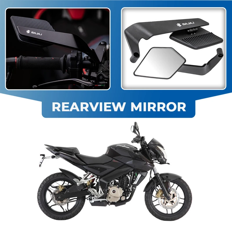 Зеркало заднего вида из сплава премиум-класса для мотоцикла 360° °   Регулируемое ветрокрыло для Bajaj Dominar 400 Dominar 250 Pulsar Touring 200 Pulsar