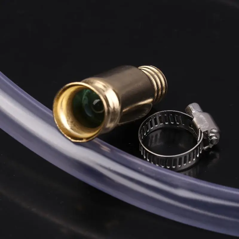 Self Priming Siphon Pump With Copper Attachment 1/1.5/2 Meter Siphon Hose For Gas Oil And Water Fuel Transfer