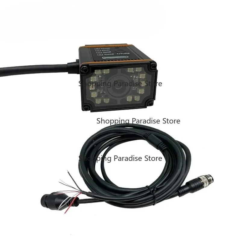 Industrial QR Code Matrix DPM Scanner Production Line TCP IP Adjustable Focus USB RS232 Ethernet Barcode Scanner for Data Collec