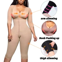 Full Body Colombian Girdles Shaper High Compression Bodysuits Postoperative Postpartum Lipo Arm Slimmer Waist Reducing Shapewear - Image 3