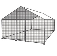 Custom Galvanized Steel Chicken Coops For Outdoor Backyard Farm Garden