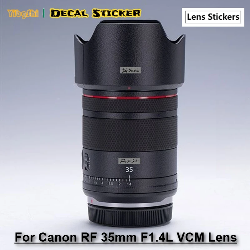 

Для Canon RF35 F1.4 наклейка на объектив для Canon RF35mm F1.4L VCM наклейки на объектив RF35F1.4L обертка крышка 35 f1.4 наклейка