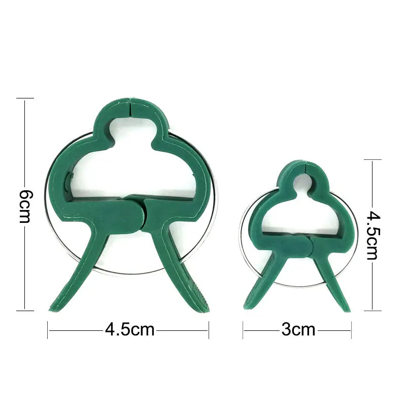 20Pcs Plant Fixed Clips Reusable Garden Greenhouse Bracket Garden Plants Vine Climbing Clamp Flower Tomato Support Fastener