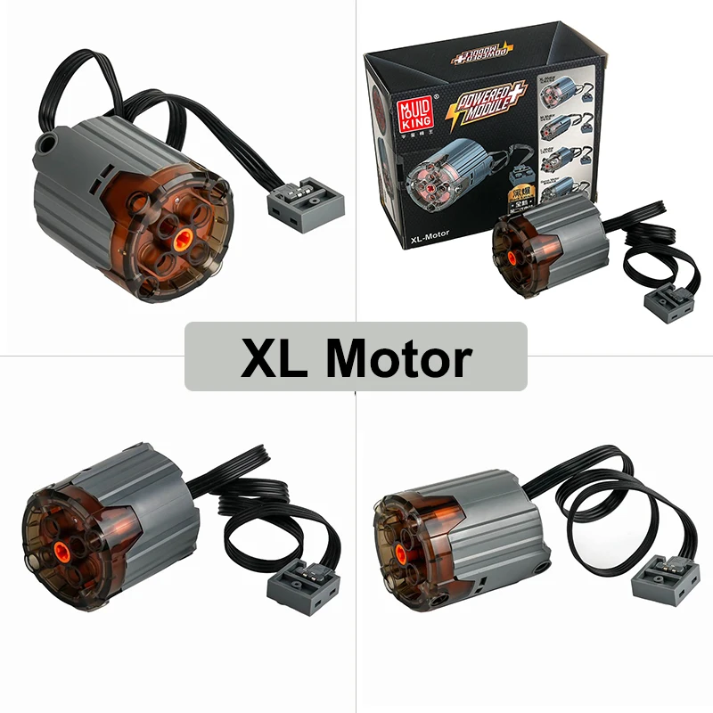 Motor MOC XL, funciones técnicas de potencia DIY, bloques de construcción, maquinaria tecnológica para legoeds, coche, camión, encendido