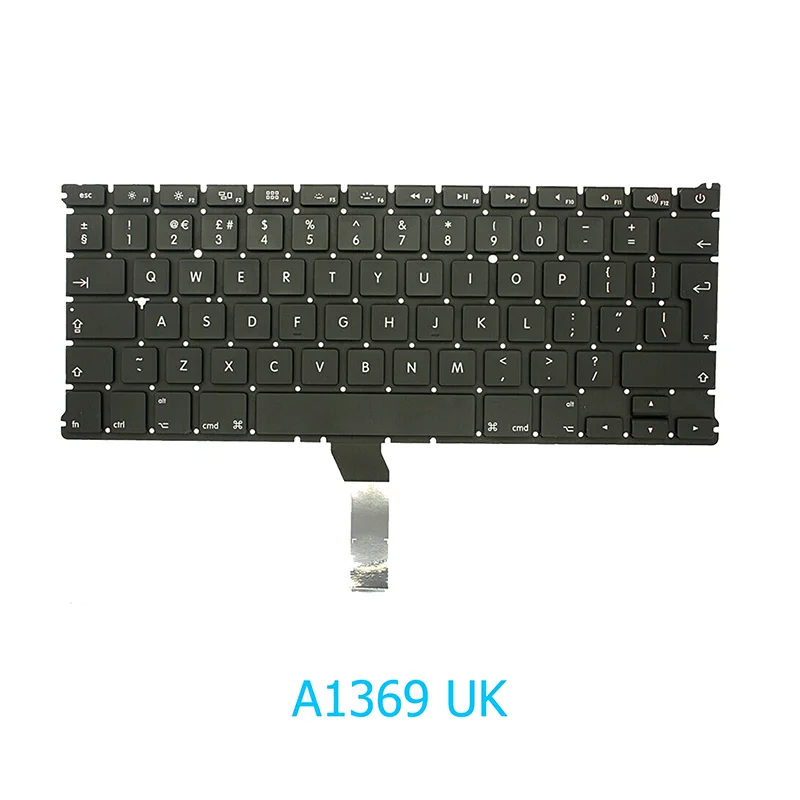 UK Layout Laptop Keyboard With Backlight For Apple MacBook Air 13