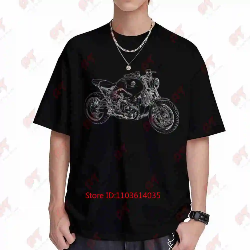 R nineT Pure Portrait Short Sleeve Tee 100% Cotton T-Shirt