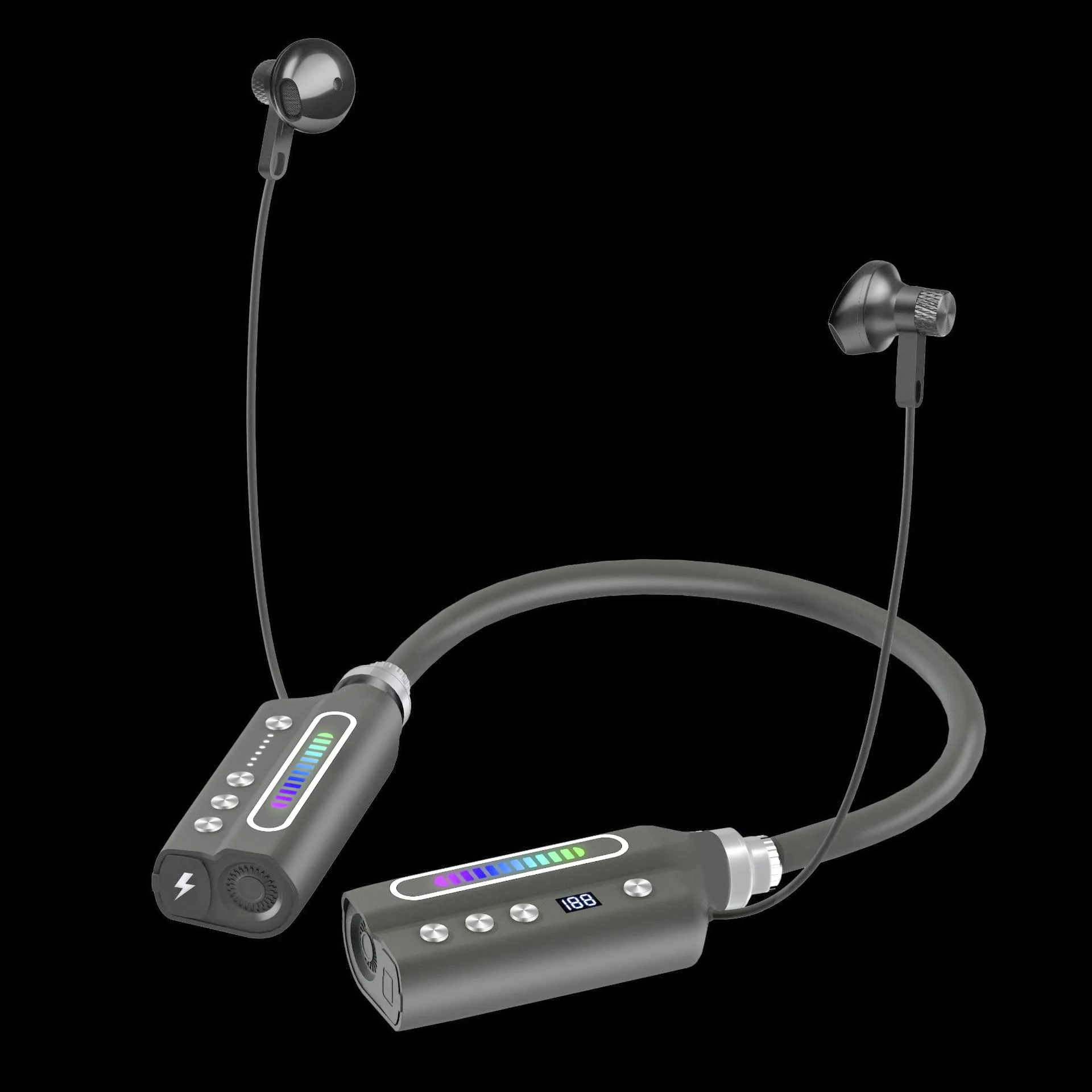 2024 New Wireless Bluetooth5.3 Anchor Headset Ultra Long Battery Life Display Voice Control Headset High Sound Quality Earphones