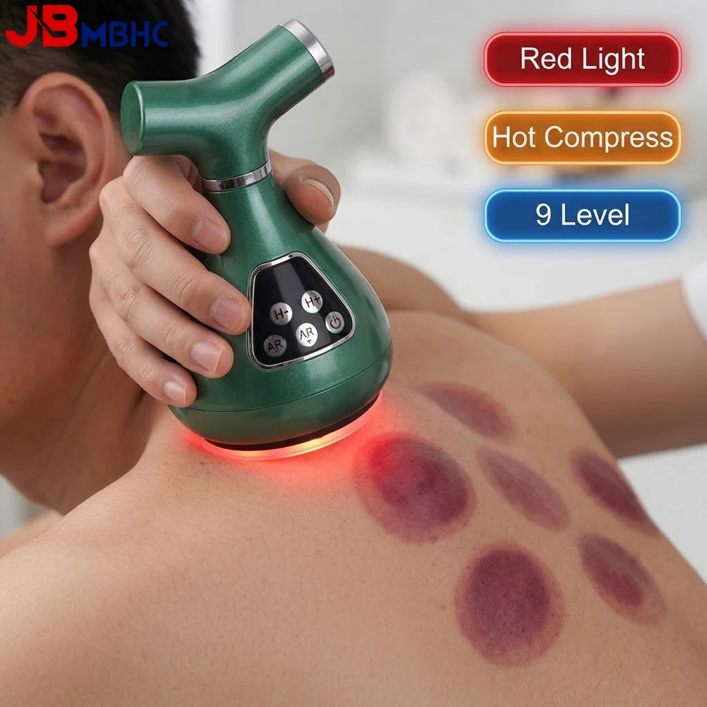 Cupping Massager & Gua Sha, Anti Cellulite Massager & Body Sculpting Machine, Lymphatic Drainage Massager for Back, Waist, Belly
