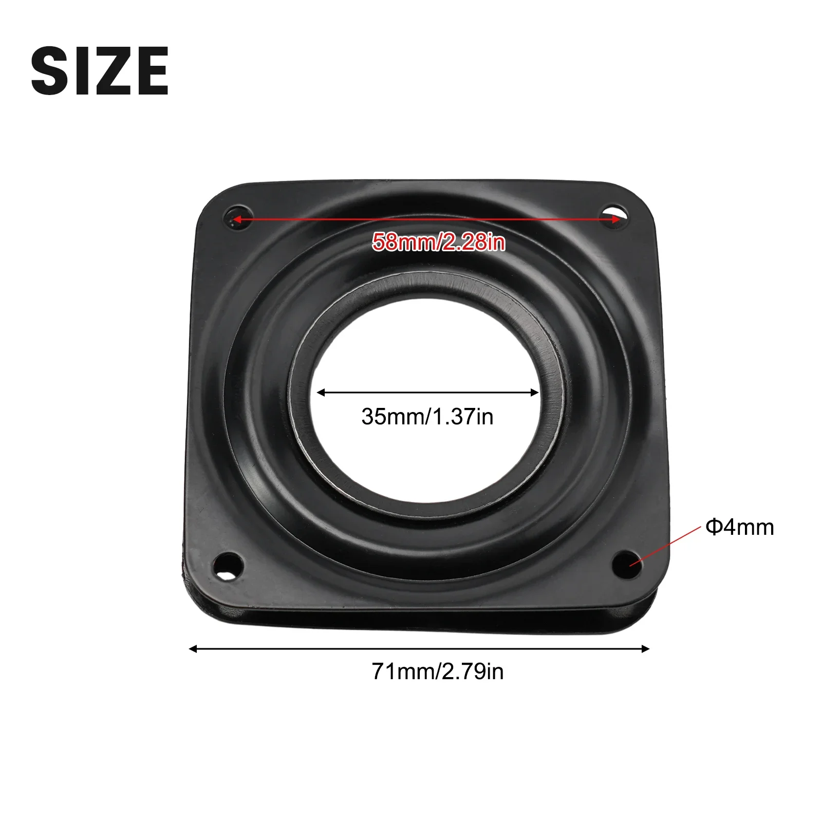 Aa 360 Degree Heavy Duty MetalBearingRotating Swivel Turntable Plate Desk Table Rolling Bearing Turntable Bearings Plate