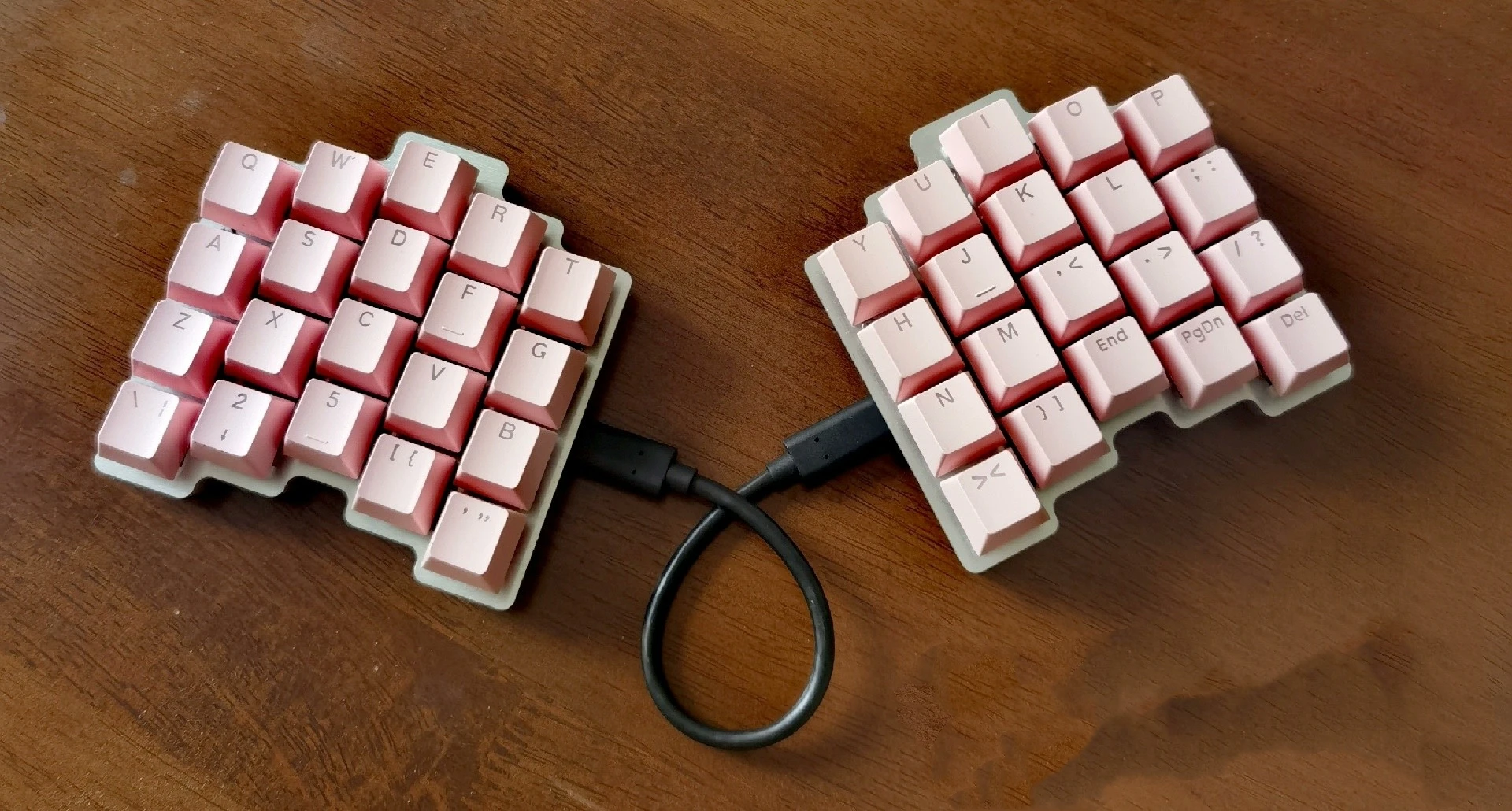 CORNE X3 Split zestaw klawiatury przewodowy DIY dostosowany RGB Hot Swap obsługa Qmk VIA zestaw klawiatury mechanicznej do gier prezent