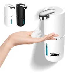 380ml Electric Sanitizer Dispenser Electric Wall Mounted Motion Sensor Waterproof Soap Dispenser Pump for Bathroom Kitchen Dish