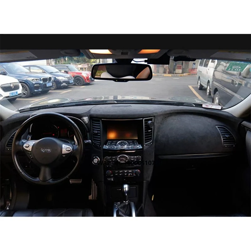 

Dashboard Cover in Alcantara for Infiniti FX35 QX70 Cushion Pad Carpets Car Accessories Modify Interior Kits