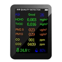 9 in 1 PM2.5 PM10 HCHO TVOC CO CO2 Meter Digital Temperature Humidity Tester LCD Carbon Dioxide Monitor Air Quality Monitor