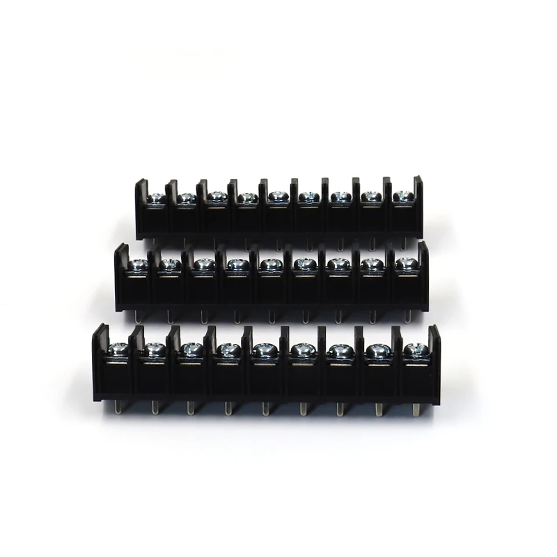 1PCS 9 Pin Splice Screw Terminal Block PCB Connector Socket Board Pin Header Connector Strip Pinheader  Welding Terminal