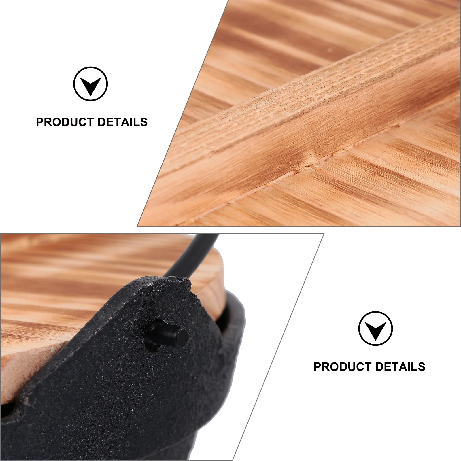 

Camping Pot Outdoor Cast Iron Hanging Cookware Nonstick Durable for Family Gathering Picnic Hiking Multifunctional