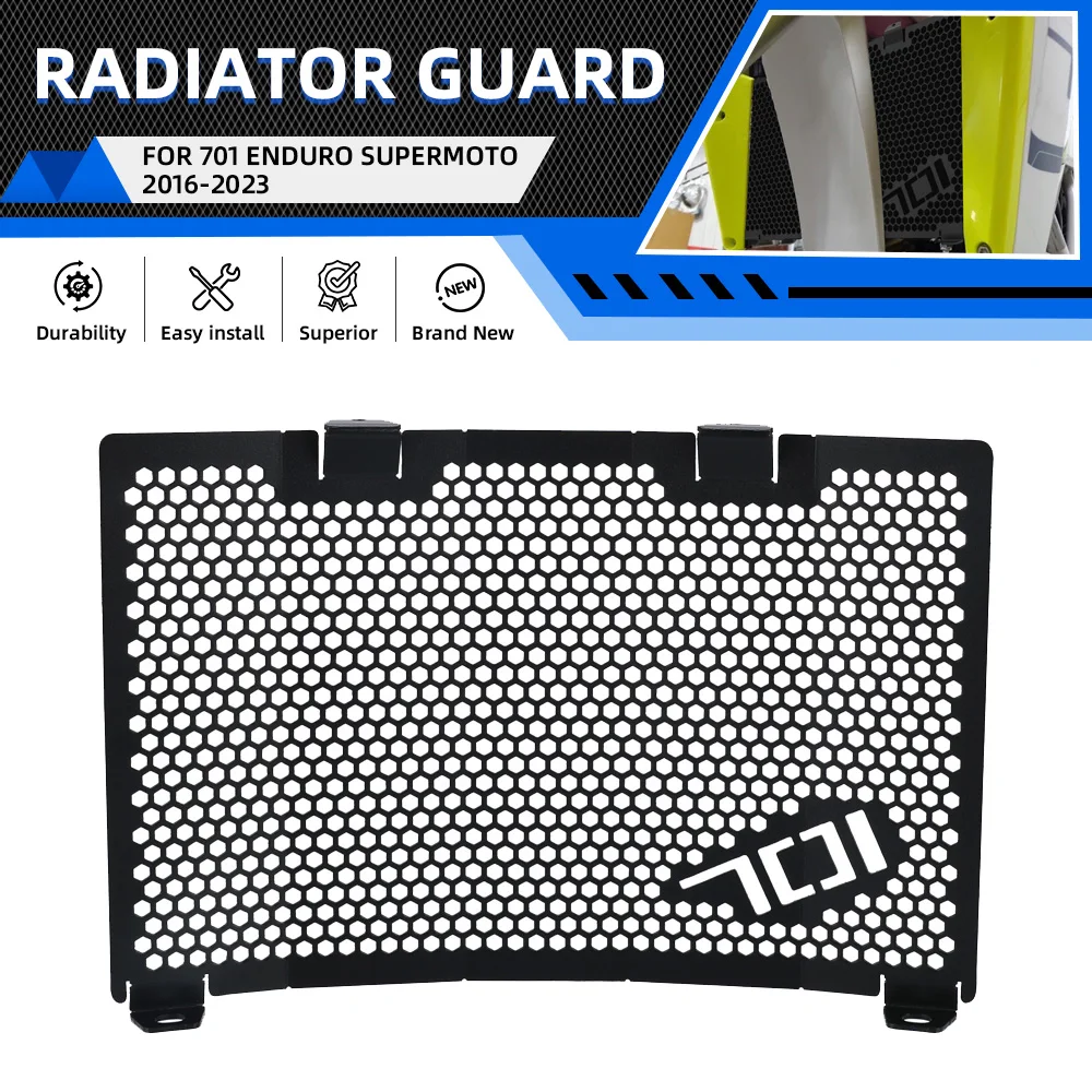 

For Husqvarna 701 Enduro Supermoto 2016-2017-2018-2019-2020-2021-2022-2023 Motorcycle Radiator Grille Guard Cover Protector