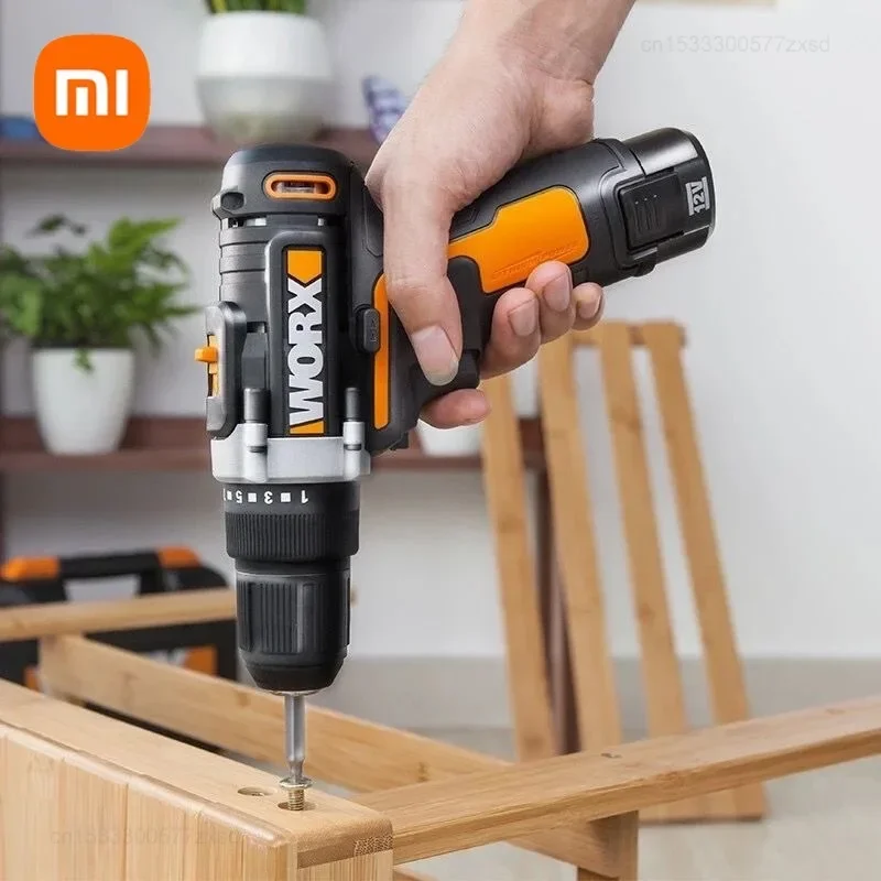 

Xiaomi Worx 12V Mini Electric Drill WX129.4 Cordless Screwdriver DC Handheld Electric Drill Driver Rechargeable Home Power Tools