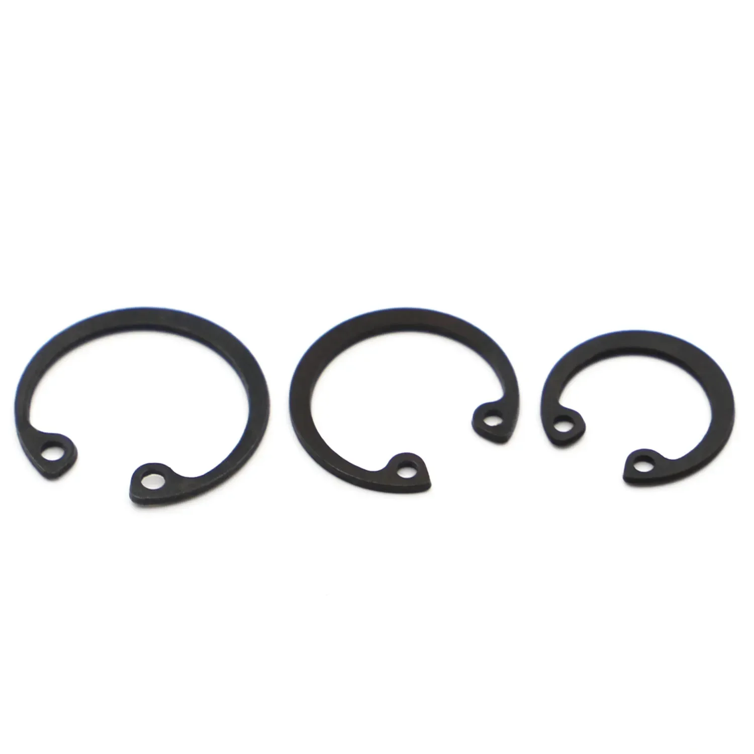 GB893 Circlip M8~M50 C Clips Snap Retaining Ring For Hole Black 65 Manganese Steel Washer Internal Retaining Ring Shaft CircliP
