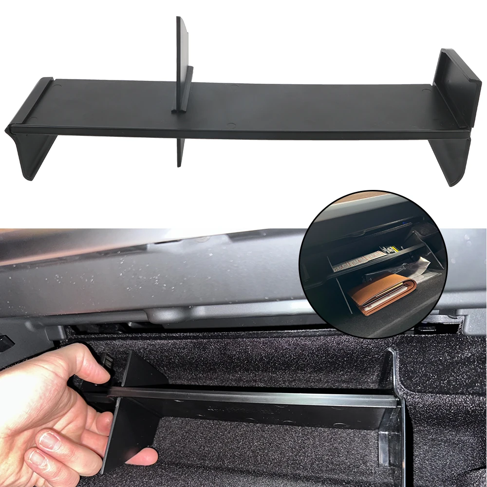 

Glove Box Organizer for Tesla Model 3 Y Partition Plate Storage Copilot Stowing Tidying Divider Shelf Car Accessories 2022-2023
