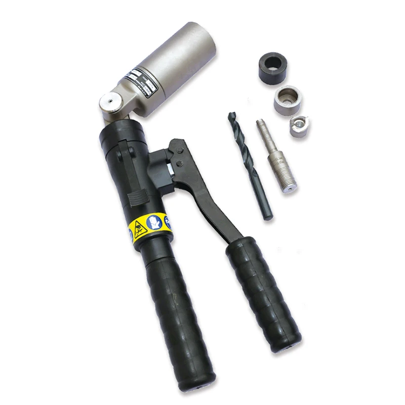 

HPP-775 Manual Hydraulic Punching Tool for Customizable Stainless Steel Mild Steel Fiberglass and Plastic Sheets -