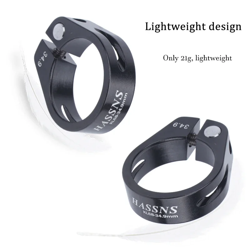 HASSNS Fahrrad-Sattelstützenklemme, Sattelblockierung, Fahrradsitz-Clip, 31,8/34,9 mm, Pfostenkragenverschluss für Dropper 27,2/28,6/31,6 mm MTB – Detail 7