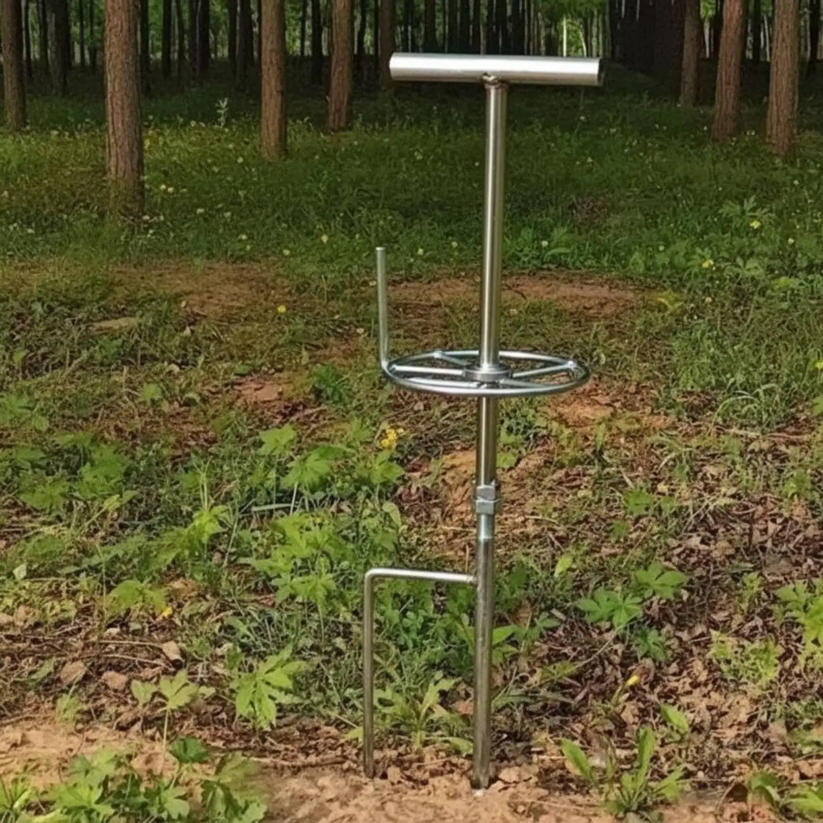 Metal Irrigation Hose Bender with Ground Stake for Water Hose Guide Support Garden Watering Pipe Holder