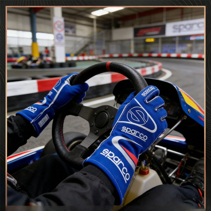 Protezione per ciclisti all'aperto Guanti da corsa antiscivolo ignifughi Attrezzatura di sicurezza di marca per veicoli fuoristrada per motociclette Karting