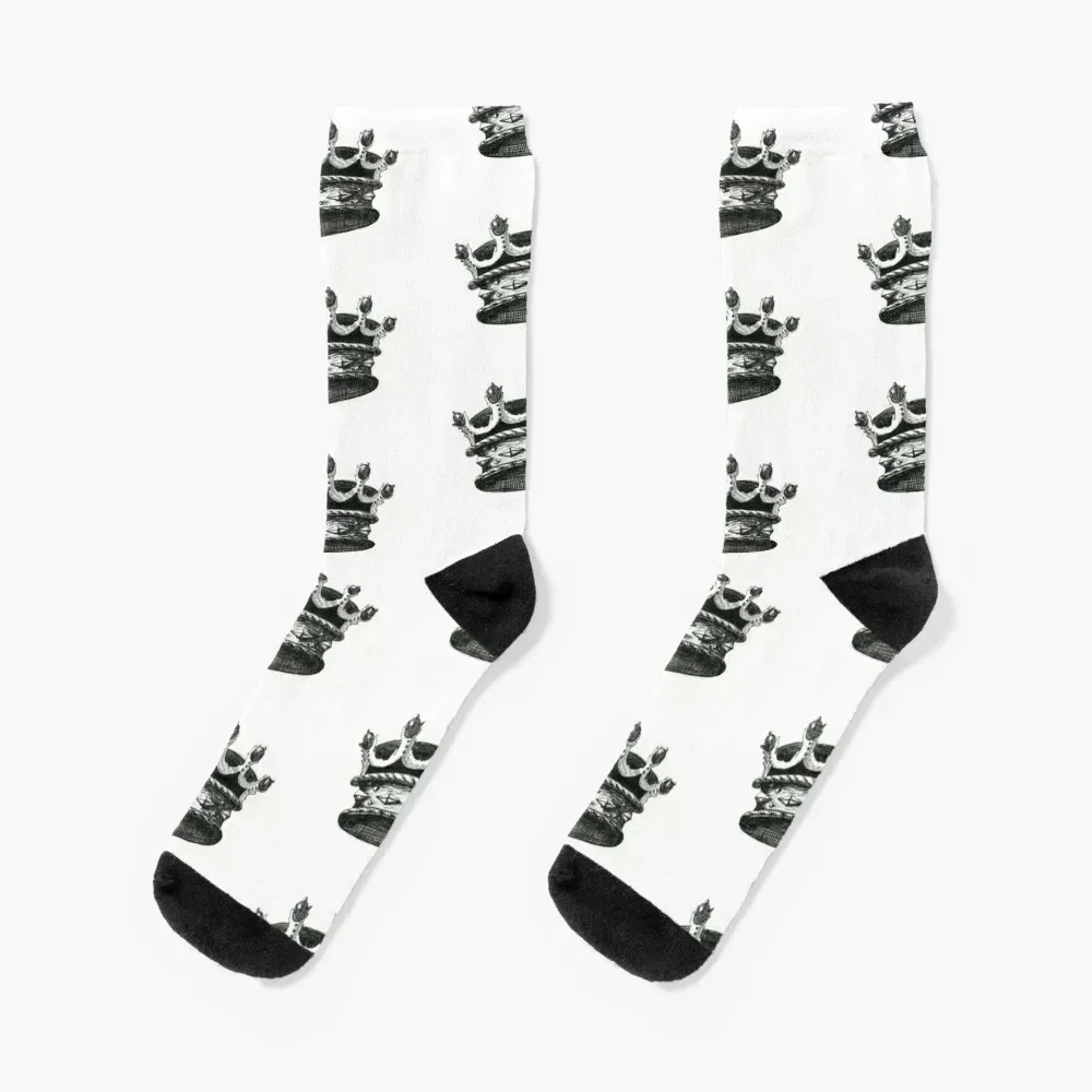 Crown Socks anti-slip sports and leisure anime cotton Mens Socks Women's