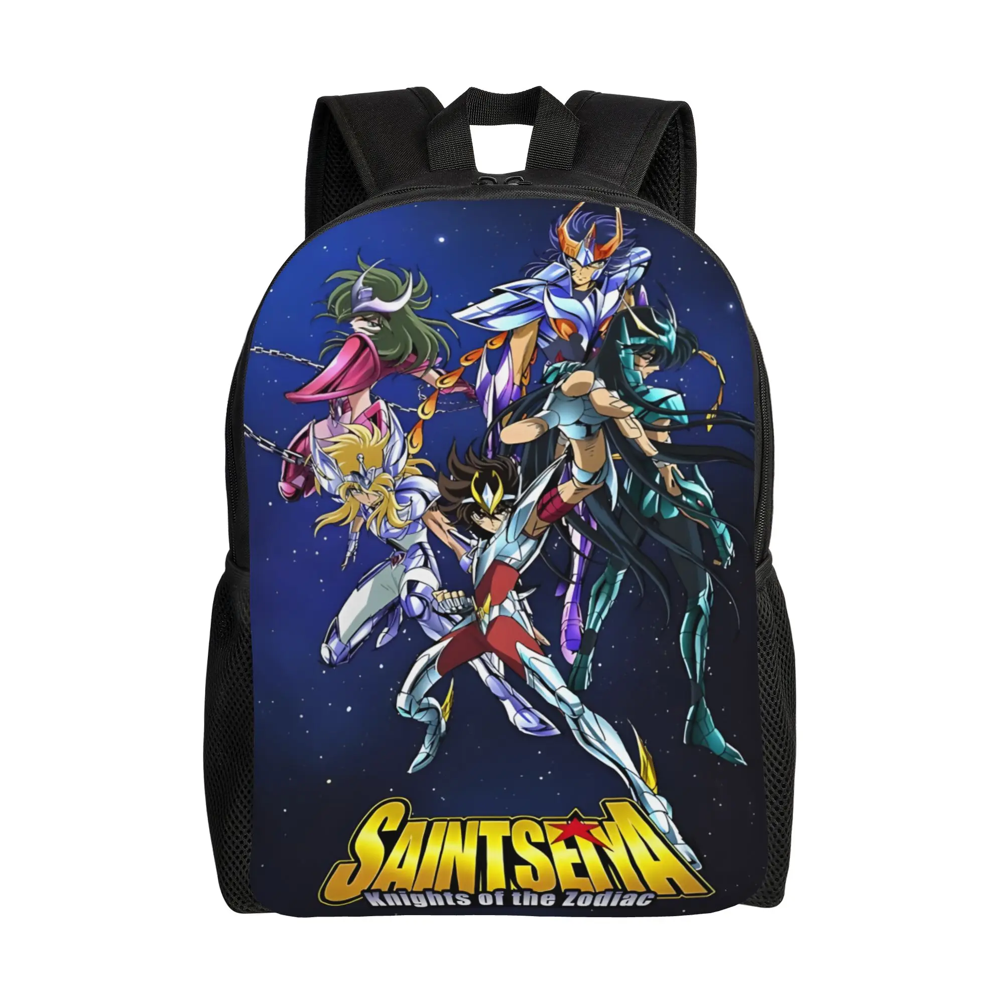 

Bandai Knights Of The Zodiac Saint Seiya 2 backpack ita bag mochila High Street Hiking Retro Washable Rucksack