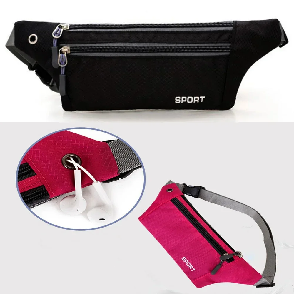 Sac de course professionnel à fermeture éclair, sacs de poitrine de sport imperméables initiés, ceinture Bum powder, sac de taille unisexe,