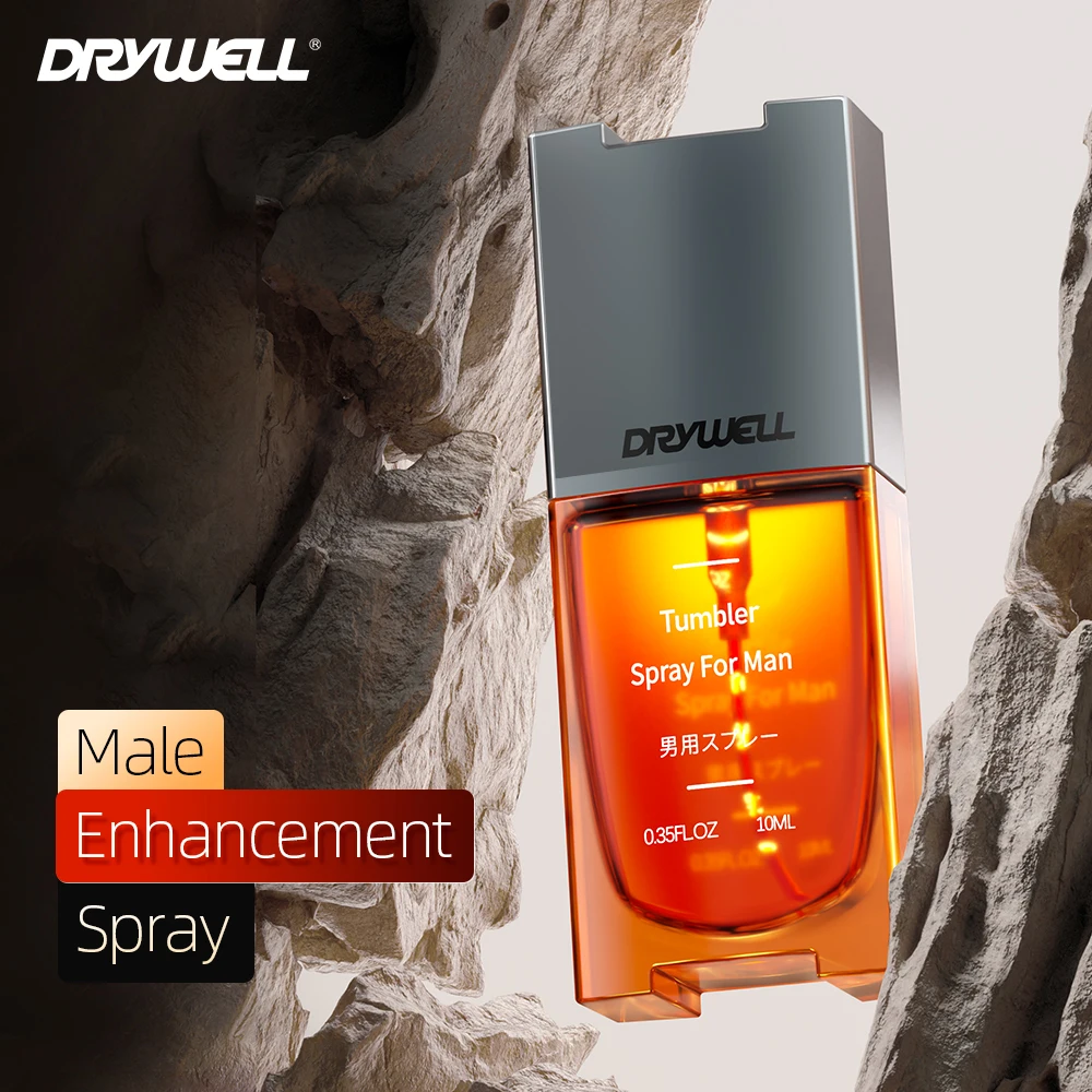 DRY WELL Sex Enhancement Spray for Men, Sustain Erections, Delay Ejaculation, Spray for Harder Erections, Penis Enlargement