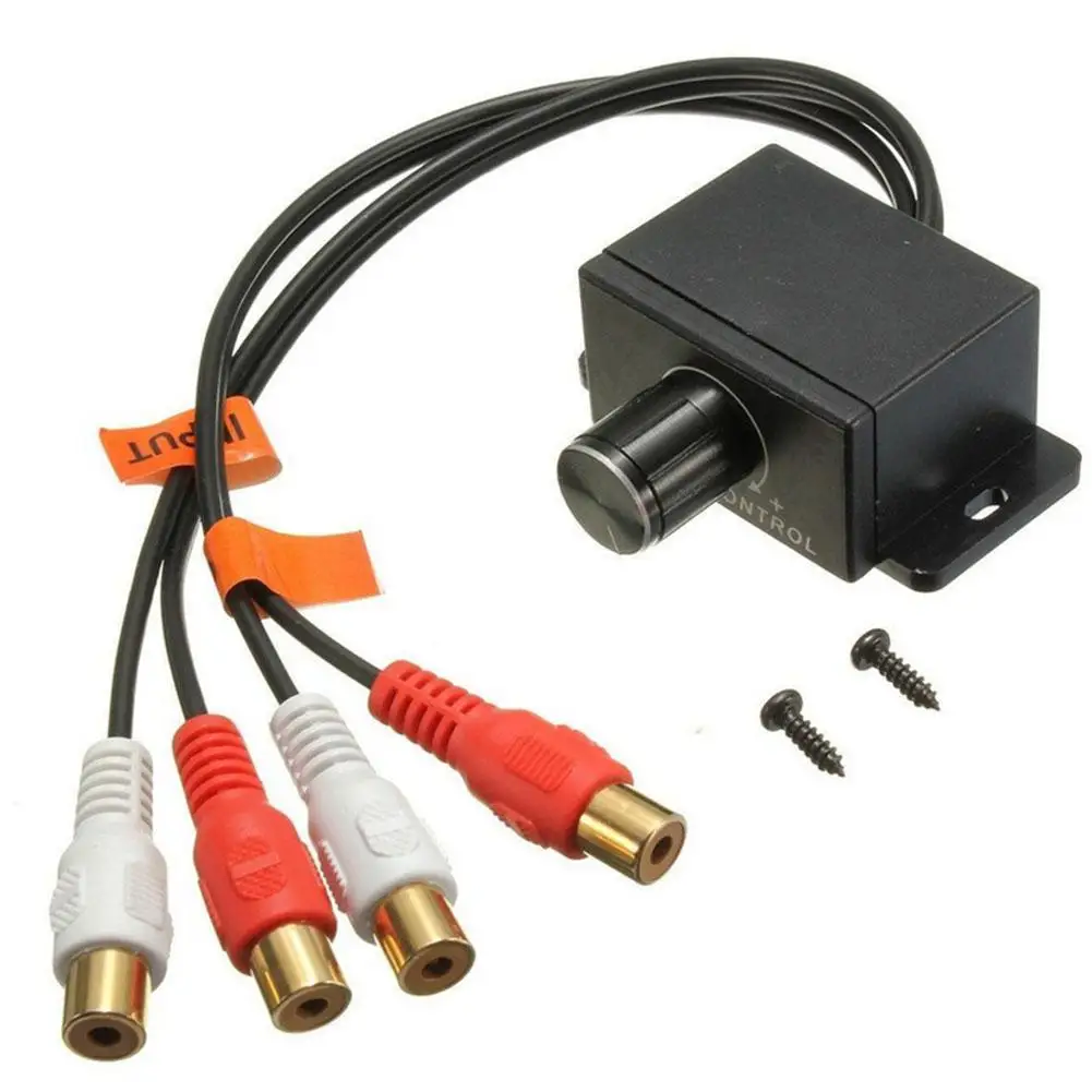 Car Audio Amplifier Bass RCA Level Remote Volume Control Knob LC-1 Universal Auto Audio Amplifier Volume Control Knob New