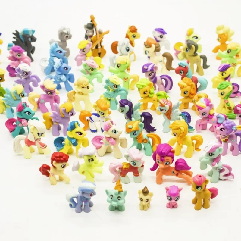 My Little Pony Tales Friendship Series Classic Retro Characters Cute Pegasus Unicorn Figure Model Doll Toys Collect Ornaments