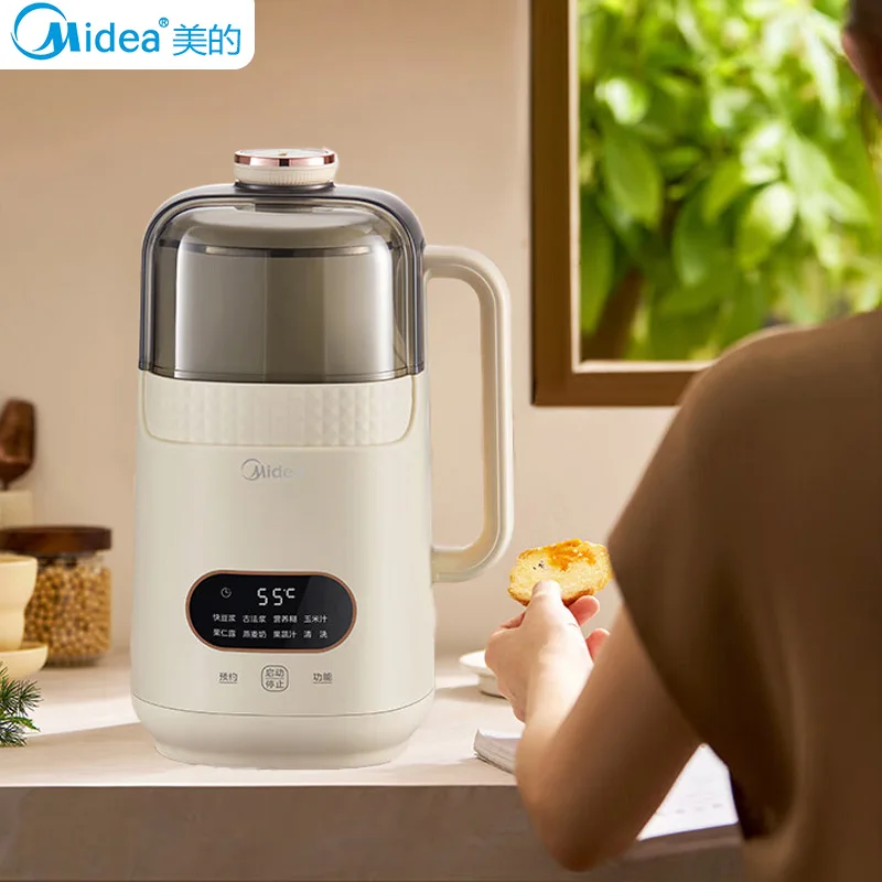 Midea Food Blender 1000ML Multifunction Food Mixer Filter Free Soymilk Maker Home Cooking Free Soymilk Machine Kitchen Appliance