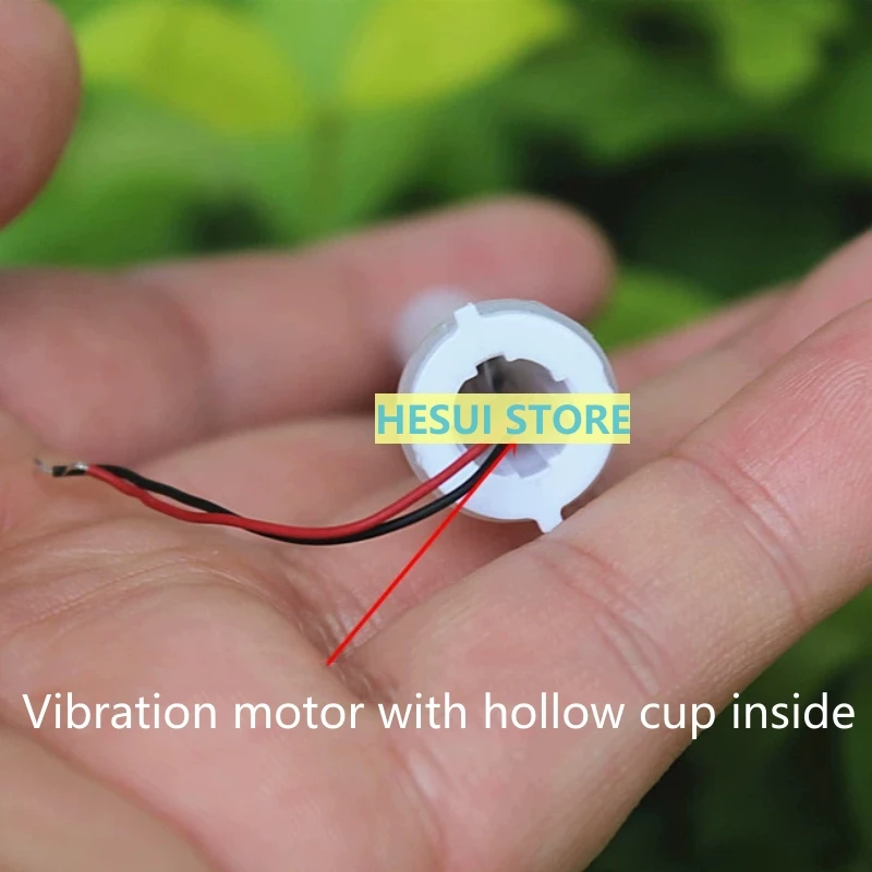 Moteur vibrant à coupelle creuse