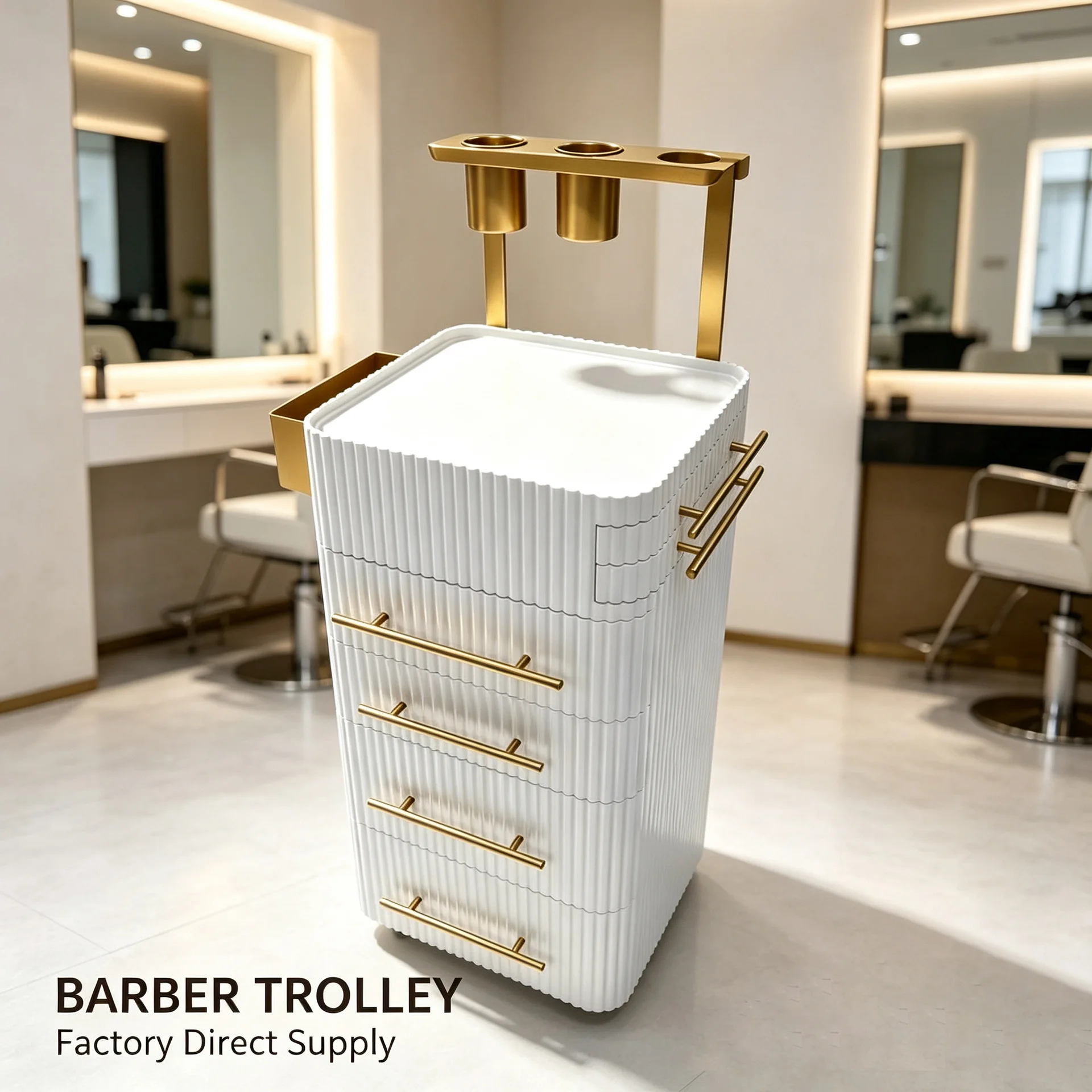 Hair Tool Cart Removable Barber Shop Tool Cabinet Hair Salon Hair Cutting Perm And Dyeing Storage Rack Beauty Trolley
