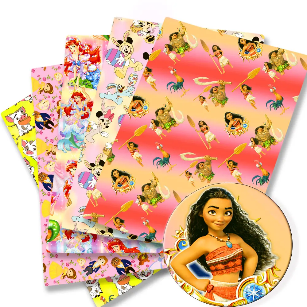 Disney tkanina 140x50CM Cartoon tkanina bawełniana Patchwork Tissue Kid tekstylia domowe szycie sukienka dla lalek kurtyna poliestrowa tkanina bawełniana