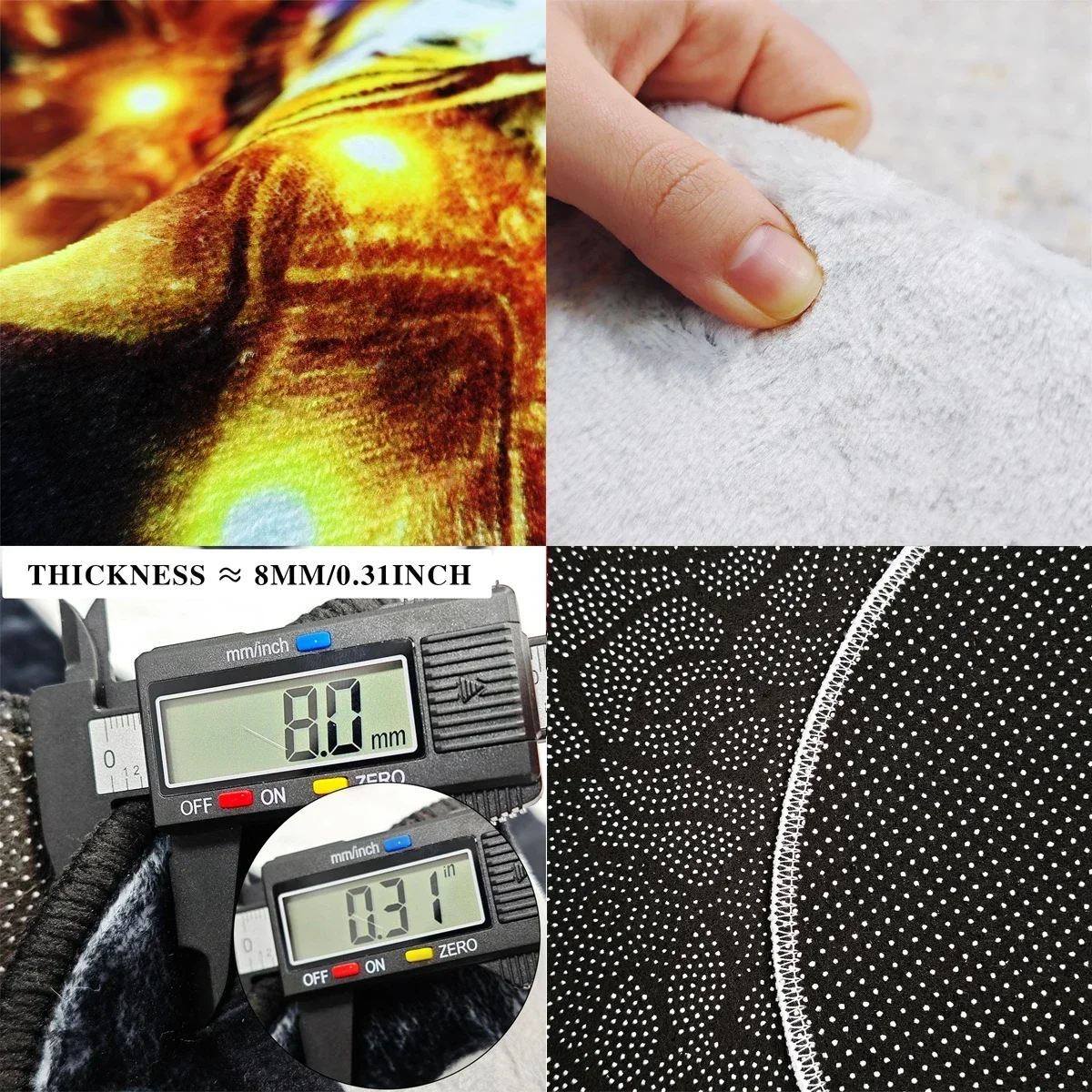 Dollar Rug for Bedroom Living Room Carpet Usd Banknotes Long Floor Mat Bedside Area Rugs US Dollars Soft Velvet Home Decoration