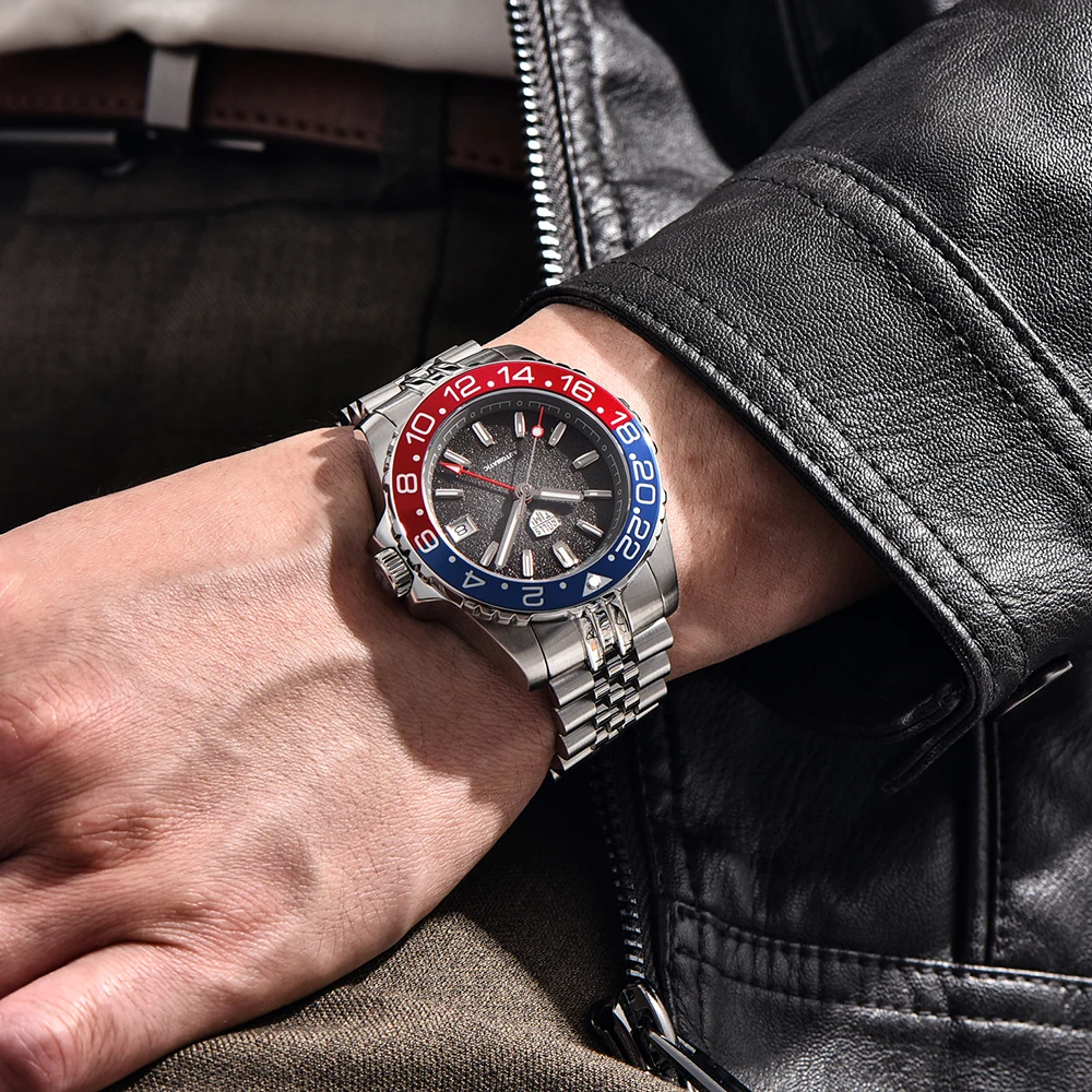 RollsTimi 2025 Orologio da uomo nuovo Regalo Orologi meccanici per uomo Orologio da polso automatico Orologio sportivo con specchio in zaffiro in acciaio inossidabile