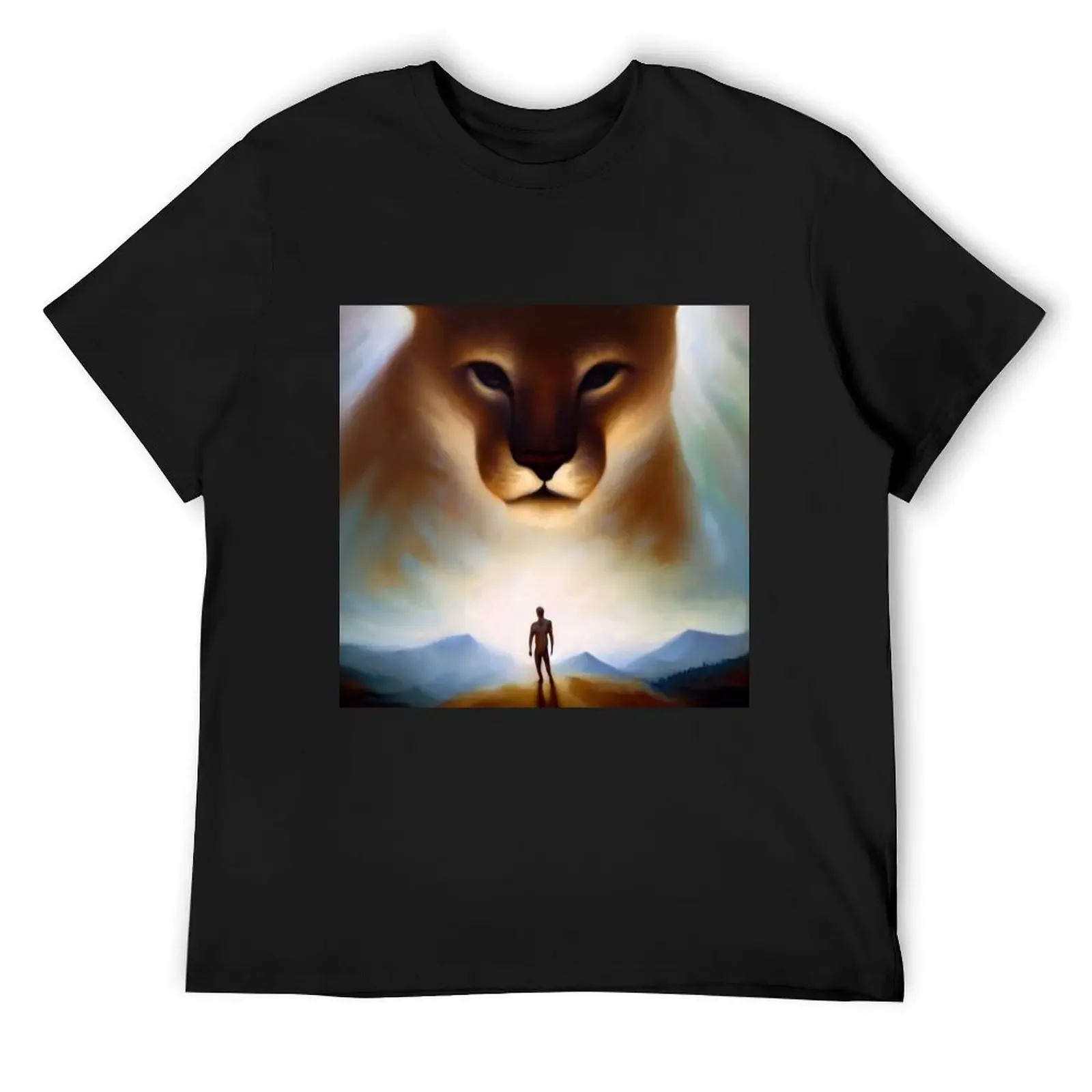 

Spirit Animal Mountain Lion (2) T-Shirt oversizeds vintage anime shirt vintage t shirts t shirt men