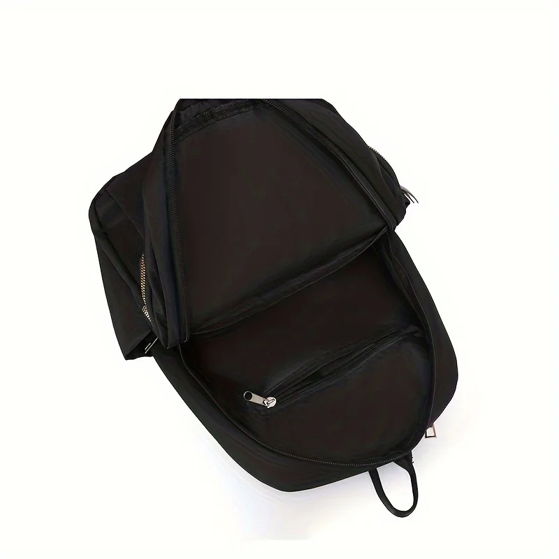 Chic Vegan Backpack - Adjustable Straps, Multi-Compartment Design, Perfect for College or Travel