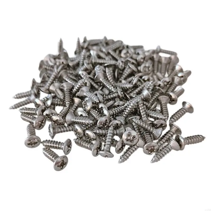 

100Pcs Pickguard Screws Set Guitar Mounting Screws for Electric Guitar Pickguard