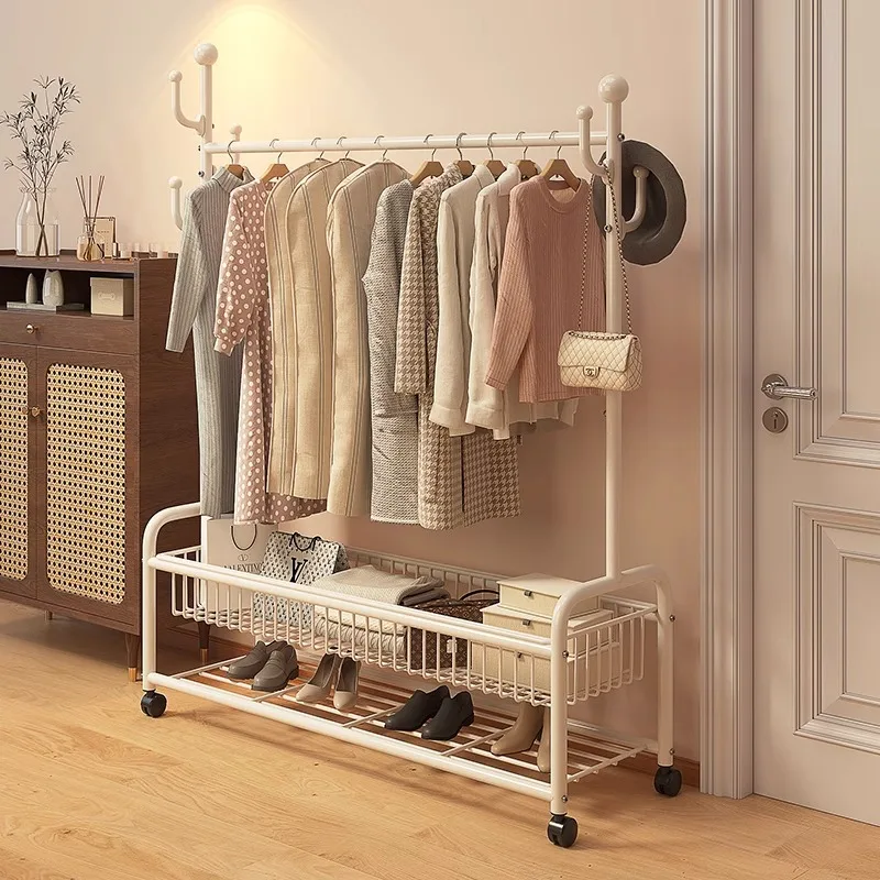 

Designer Hangers Light Luxury High-grade Clothes Drying Rack Living Room Nordic Style Hangers Perchero Family Storage Furniture