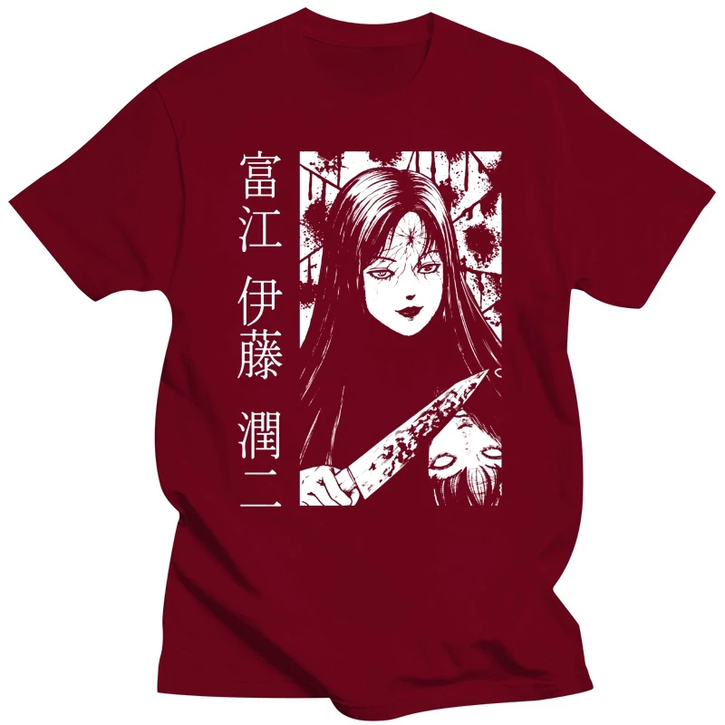 New Anime Junji Ito Harajuku Tomie Manga t shirts Horror Cartoon Men Streetwear autumn Oversized  Sleeve Hooded Sweatshirts