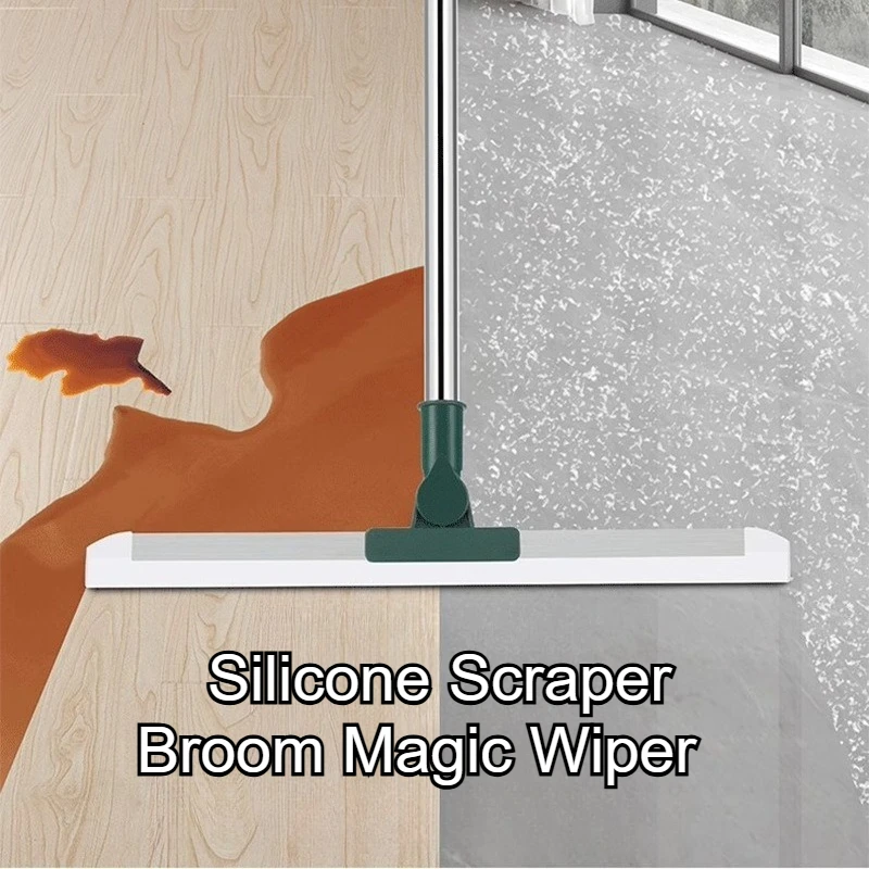 

Силиконовый скребок, метла, волшебный дворник для пола, туалета, ванной комнаты, скребок, скребок для стеклоочистителя, бытовые чистящие средства