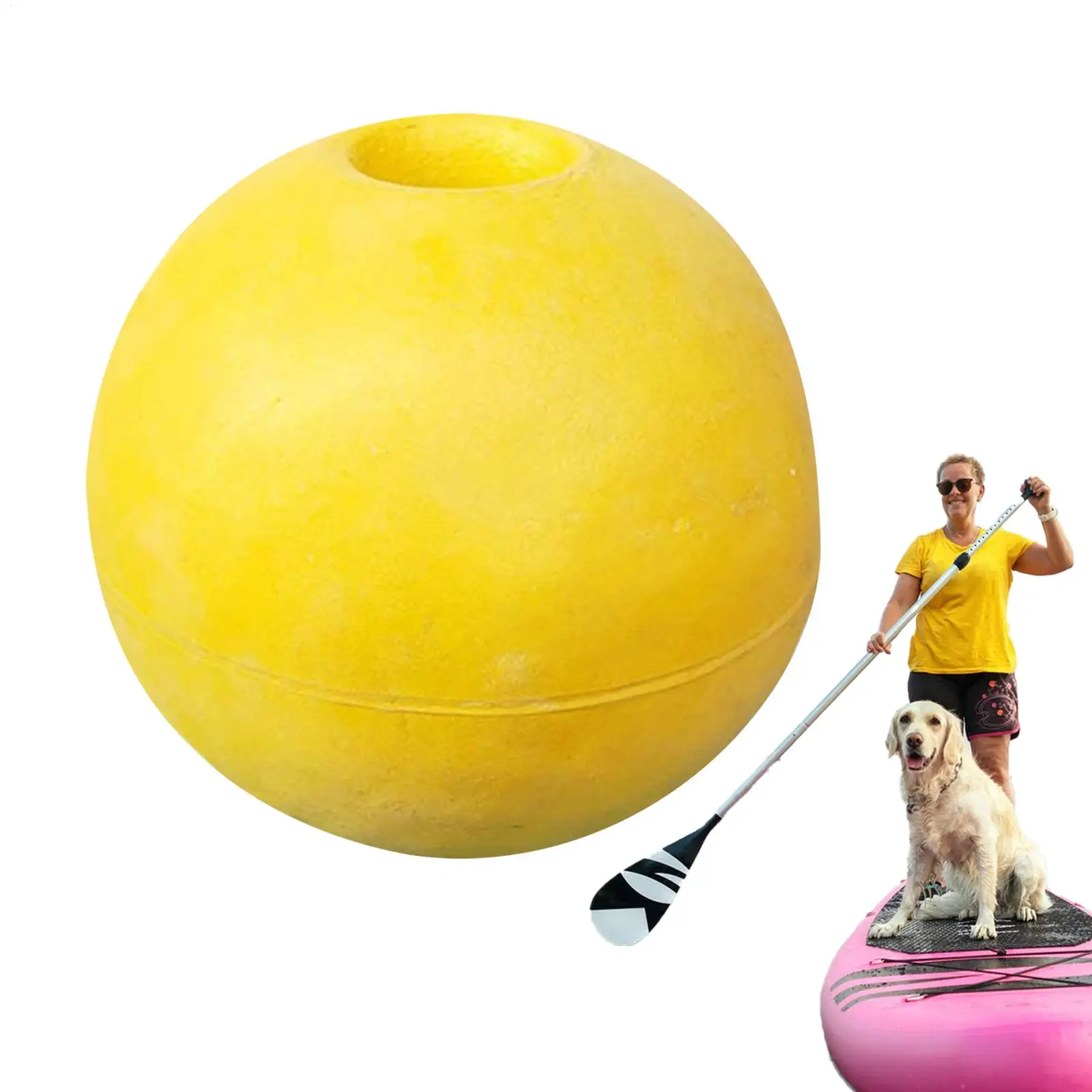 Rope Floats Marine Buoy Float Crab Trap Floats Deep Water Fishing Marker Buoys Oval Water Float Ski Rope Floats