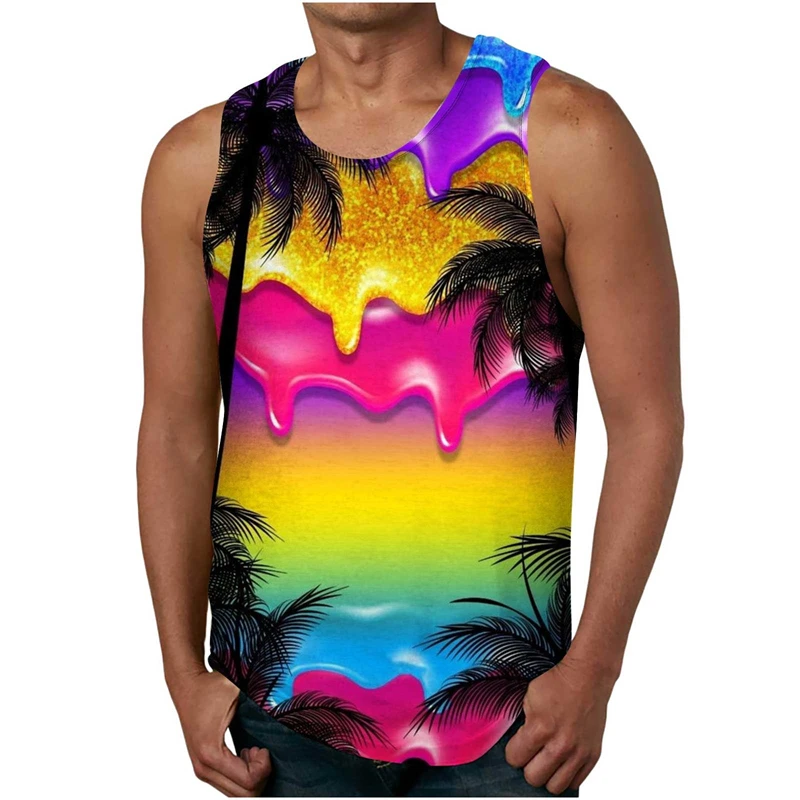 Newest Tank Tops 3D Print Man/ Women Fashion Campaign Vest Kids Sleeveless Tshirt Round Neck Vests Summer Oversize Men Clothing