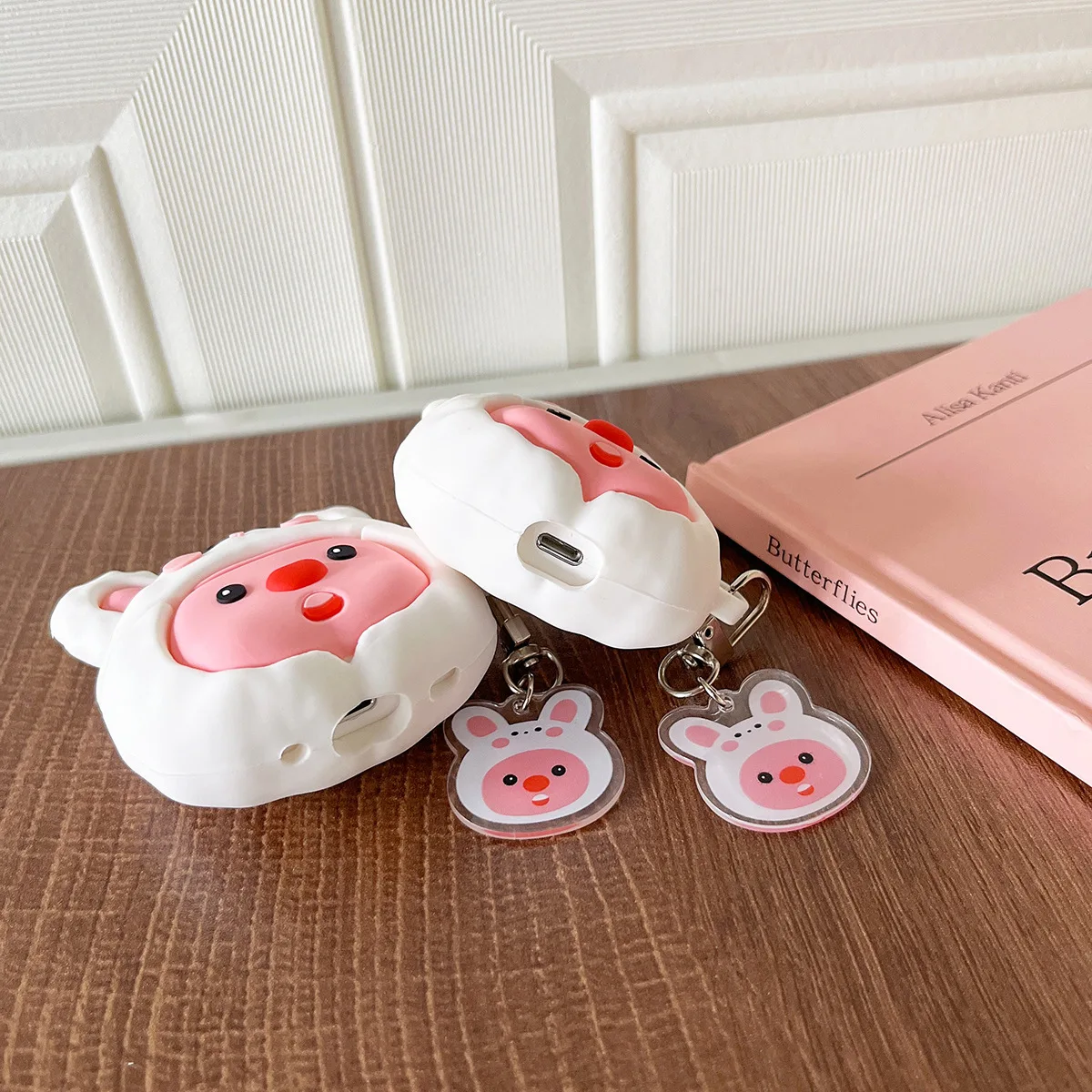 Korean Anime Case for Airpods 3 pro2 Protect Cover for Apple Airpods pro 3 2 Generation Creative Bag Decoration Gift Love Beaver