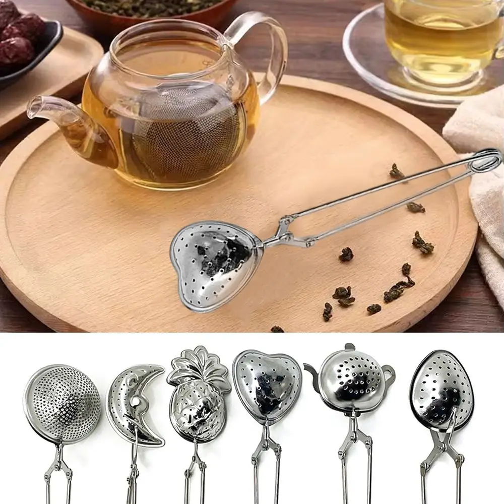 Heart-shaped Tea Strainer Durable Durable Stainless Steel Coffee Filter Easy To Operate Easy To Clean Tea Filter Office