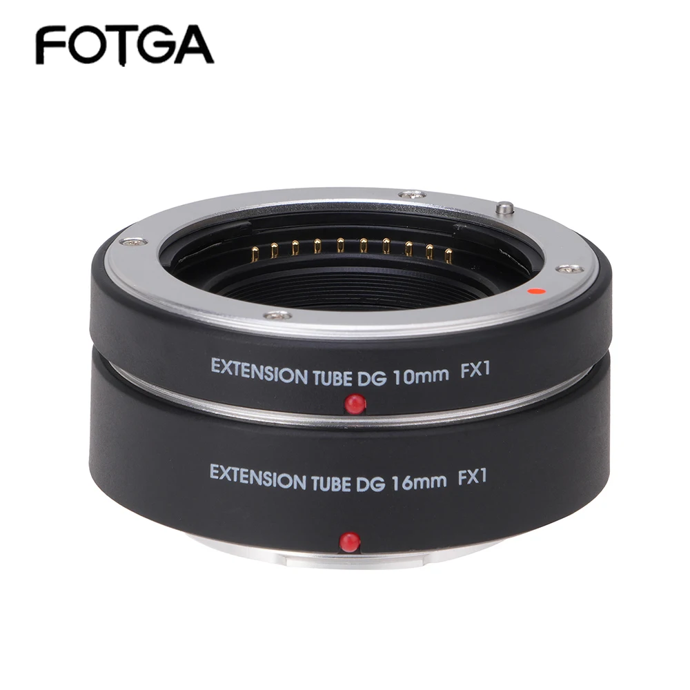 

FOTGA Auto Focus Macro Extension Tube 10mm + 16mm for FujiFilm Fuji FX Mount X-E3 X-E2S X-M1 X-Pro2 X-H1 X-A2 A3 A5 A20 T1 T10